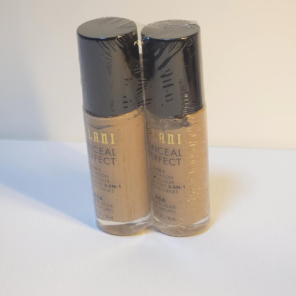 2 pack MILANI Conceal + Perfect 2-in-1 Foundation & Concealer - Natural Beige